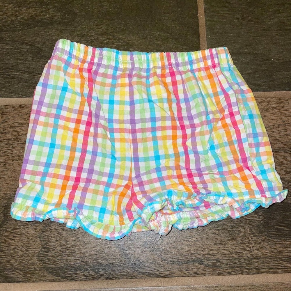 Kids plaid shorts